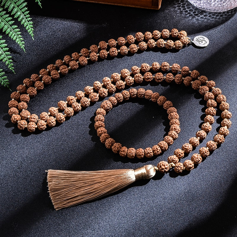 Collier mala traditionnel de 108 perles BYOKI